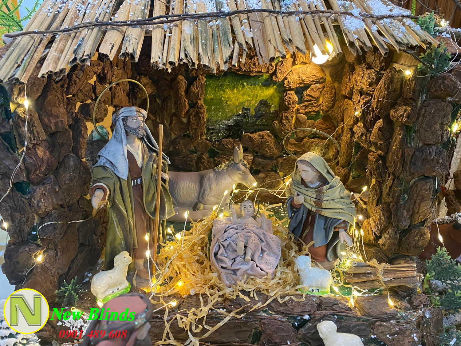 trang trí noel bằng tre trúc (5)